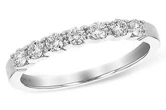 K238-22825: LDS DIA WED RG .33 TW (7 STONES)
