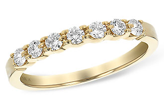 K238-22825: LDS DIA WED RG .33 TW (7 STONES)