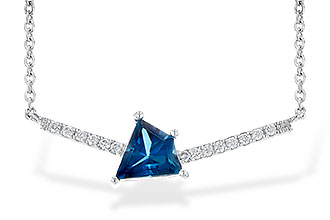K244-61016: NECK .87 LONDON BLUE TOPAZ .95 TGW