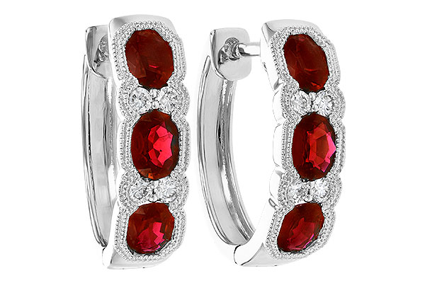 K327-31052: EARR 1.30 TW RUBY 1.45 TGW