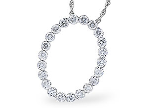 K327-32825: NECKLACE 1.00 TW