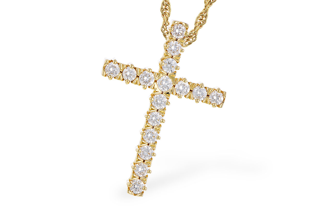 K328-18316: NECKLACE .50 TW