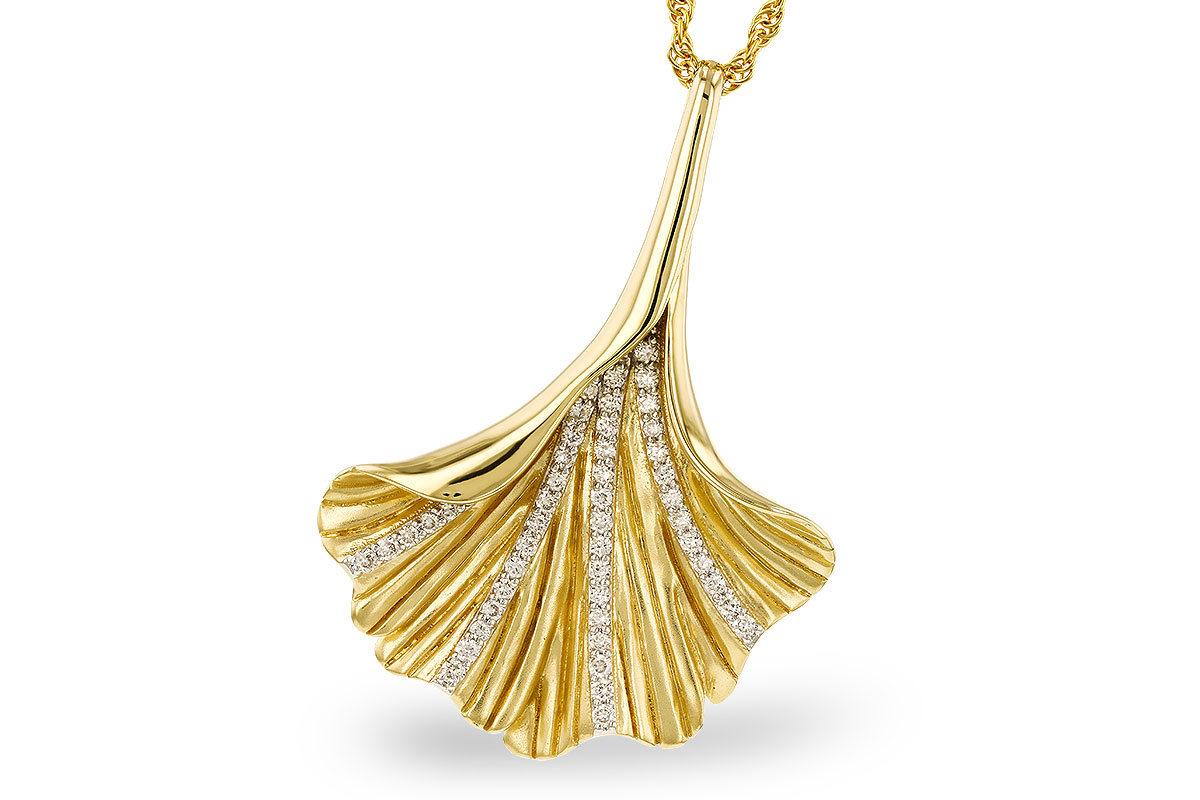K329-09225: NECKLACE .20 TW