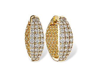 K329-12825: EARRINGS 1.00 TW