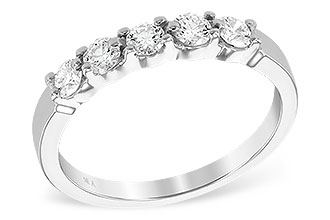 L240-03752: LDS DIA WED RG .50 TW (5 STONES)