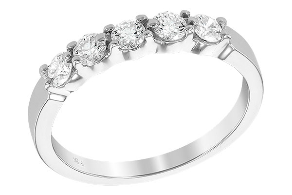 L240-03752: LDS DIA WED RG .50 TW (5 STONES)