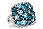L241-86489: LDS RG 3.67 BLUE TOPAZ 3.94 TGW