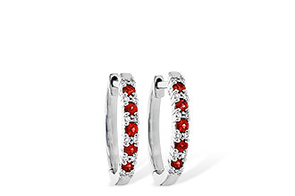 L244-58352: EARR .24 RUBY .30 TGW