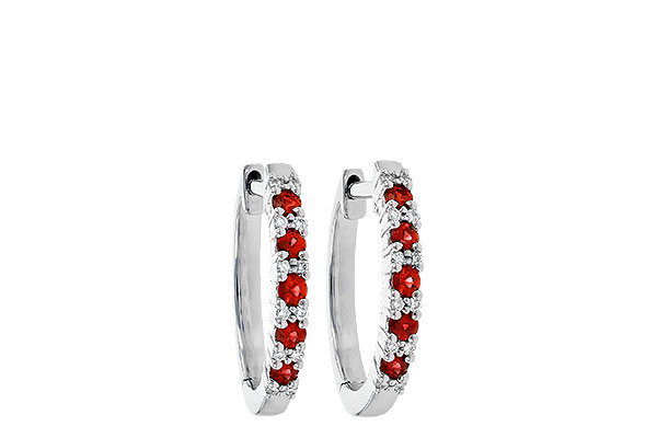 L244-58352: EARR .24 RUBY .30 TGW
