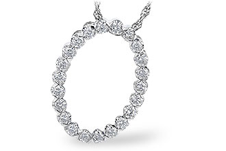 L327-31998: NECKLACE .50 TW