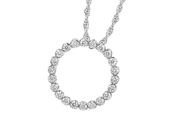 L327-32825: NECKLACE .50 TW