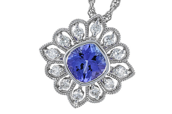 L328-21089: NECK .98 TANZANITE 1.24 TGW (6MM TANZ)