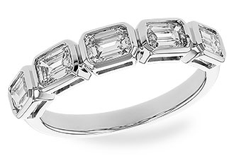 L328-22907: LDS DIA WED RG 1.20 TW EMERALD CUTS