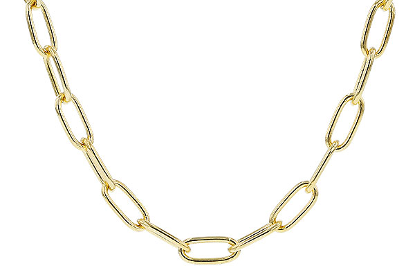 L328-23789: PAPERCLIP SM (18IN, 2.40MM, 14KT, LOBSTER CLASP)