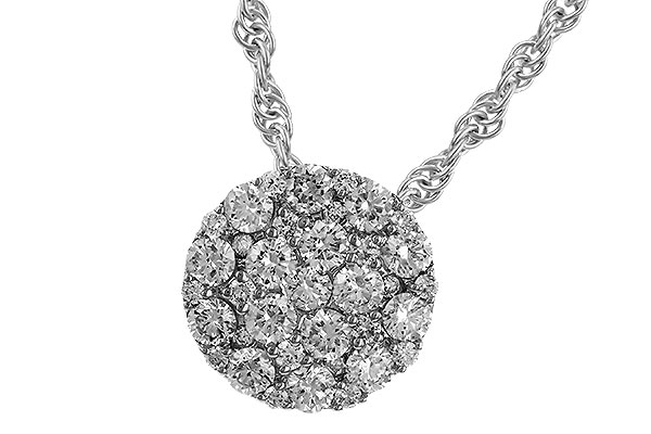 L329-09234: NECKLACE .50 TW