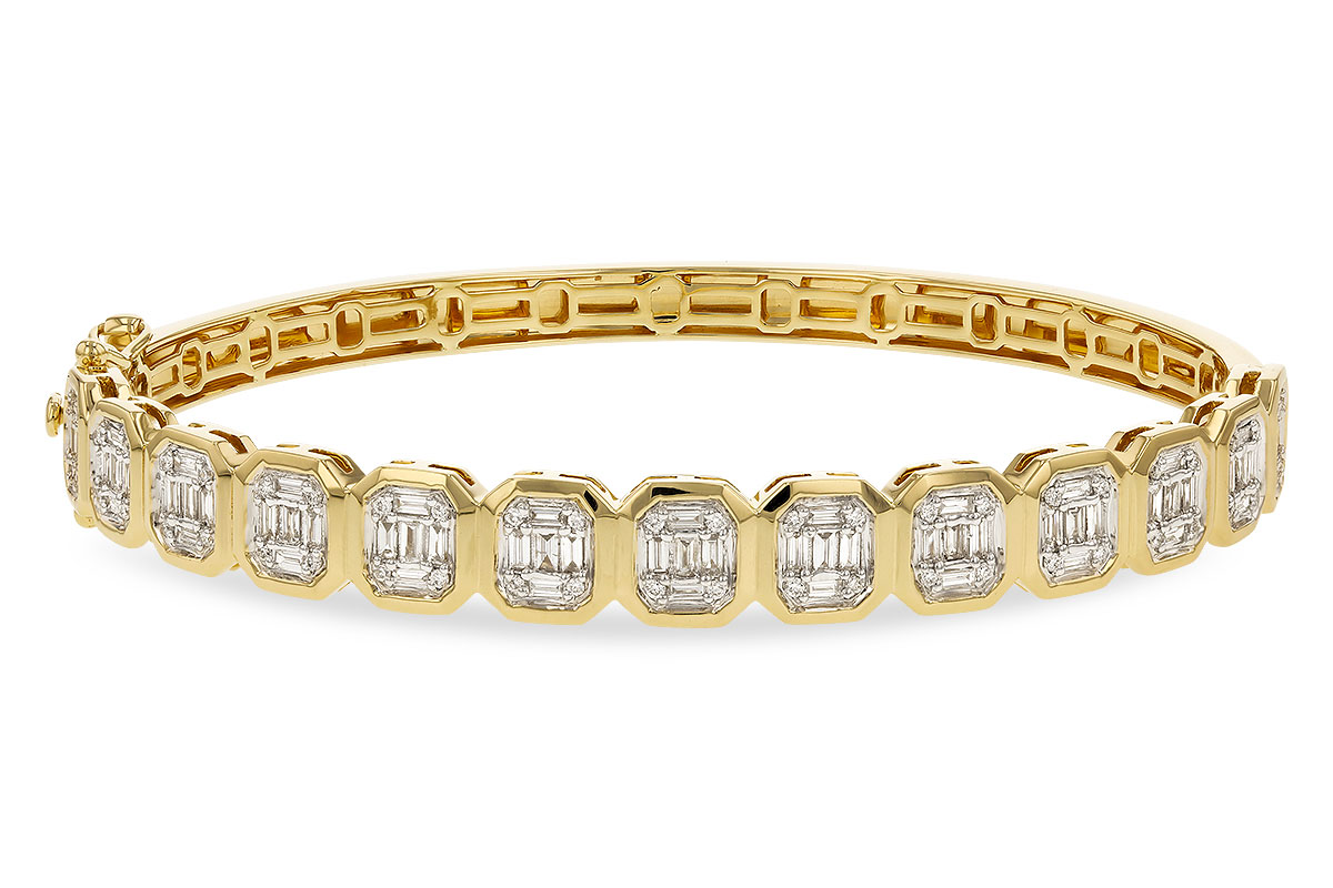 L329-09252: BANGLE .81 TW BAGUETTE 1.00 TW