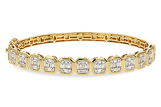 L329-09252: BANGLE .81 TW BAGUETTE 1.00 TW