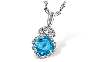 M240-97407: NECK 1.05 BLUE TOPAZ 1.06 TGW