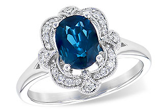 M327-33761: LDS RG 1.35 LONDON BLUE TOPAZ 1.50 TGW